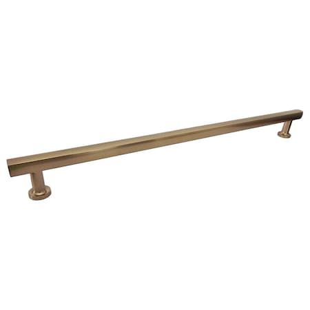 Emtek Freestone Appliance Pull with 18 in Center to Center Satin Brass Finish 87002US4